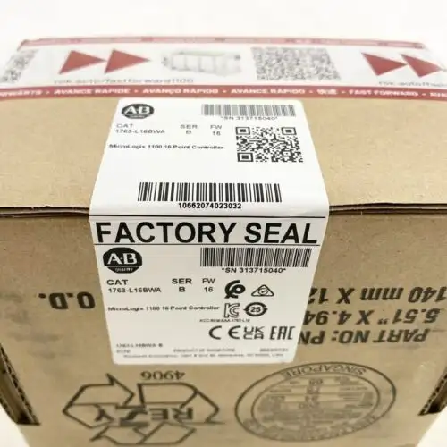New Sealed Allen-Bradley 1763-L16Bwa 16 Point Controller