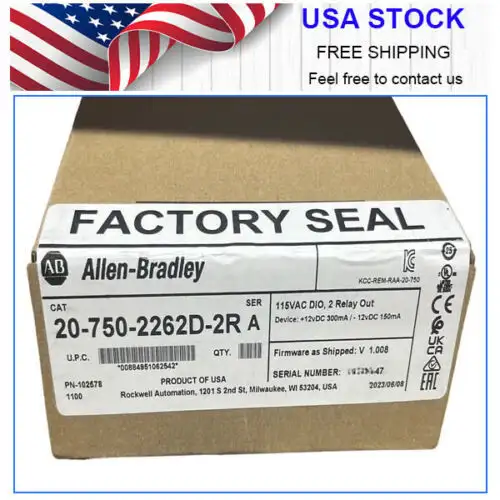 20-750-2262D-2R Allen Bradley 20-750-2262D-2R Pf750 Io Module 207502262D2R