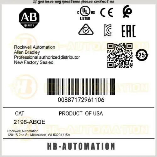 2198-Abqe Allen Bradley Kinetix Encoder Output Emulator #Zypl