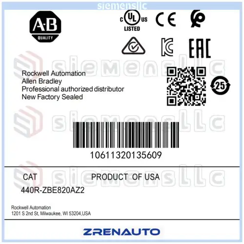 440R-Zbe820Az2 Ab Guardmaster Msr19E Safety Relay Spot Goods #Pl