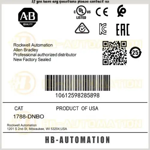 1788-Dnbo Allen Bradley Flexlogix Devicenet Communication Module #Zypl