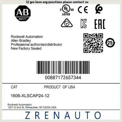 1606-Xlscap24-12 Allen Bradley 1606 Dc Ups With Capacitor Storage #Zypl