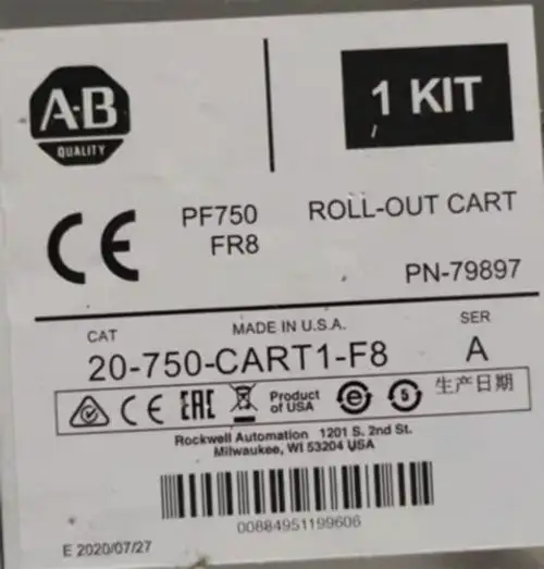 20-750-Cart1-F8 Allen-Bradley 20750Cart1F8 Us
