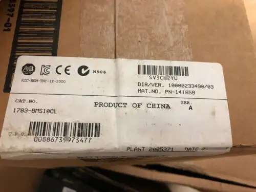 2023 1783-Bms10Cl Allen Bradley 8 Fast Ethernet Copper Ports Stratix 5700