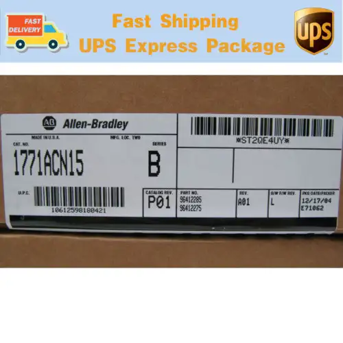 1771-Acn15 /B Allen Bradley 1-P Controlnet Comm Interface 1771Acn15 Cgdm