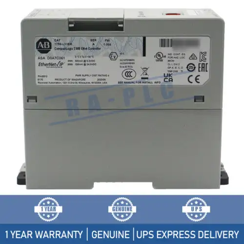 Allen-Bradley 1769-L33Er Compactlogix Enet Controller Ab 1769L33Er