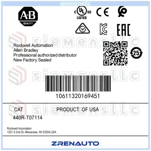 440R-T07114 Ab Guardmaster Cu1 Safety Relay Spot Goods #Pl
