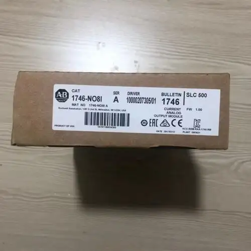 New Sealed Allen Bradley 1746-No8I Slc 500 Analog Current Output Module 1746No8I