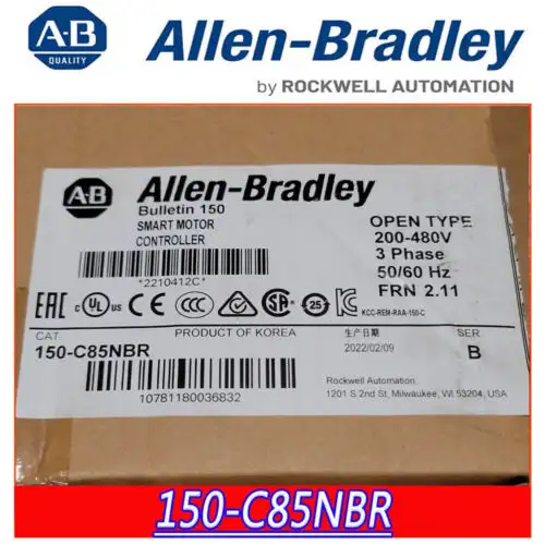 Allen-Bradley 150-C85Nbr Ser B Smc Smart Motor Controller