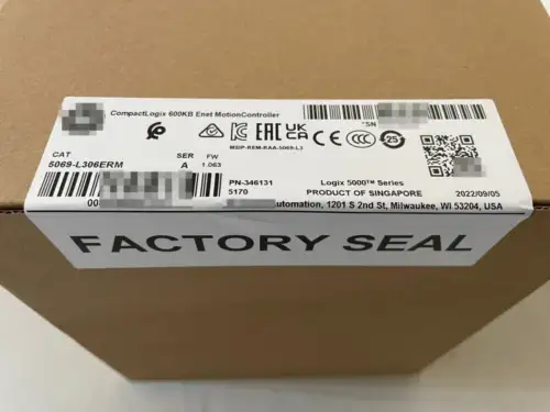 2022 Sealed 1 Pcs Allen-Bradley 5069-L306Erm Ser A Compactlogix Processor