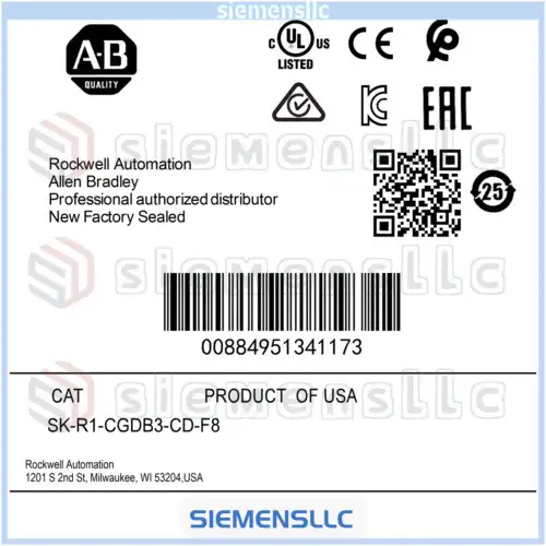 Sk-R1-Cgdb3-Cd-F8 Ab Pf750 Kit Fr8 Cgf Board 400/480V Ser. B Spot Goods #Pl