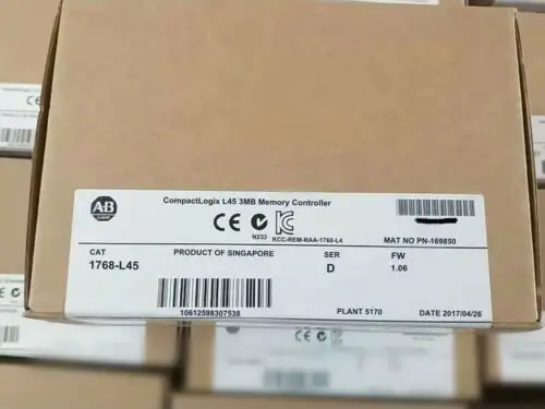 Sealed Allen-Bradley 1768-L45 Compactlogix Controller Cpu Fast Delivery