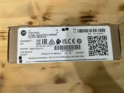 Allen-Bradley 1769-Of4Ci Compactlogix 4Point Isolated Factory Sealed