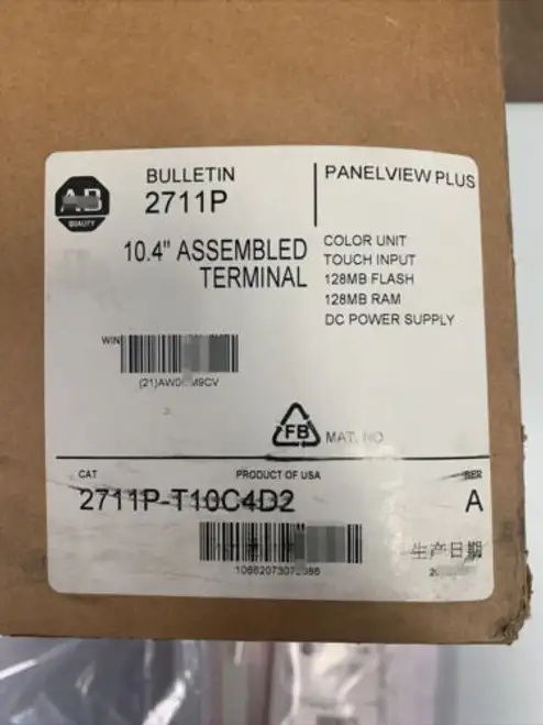 Ab 2711P-T10C4D2 Panelview Plus 1000 2711P-T10C4D2 A Expedited ping