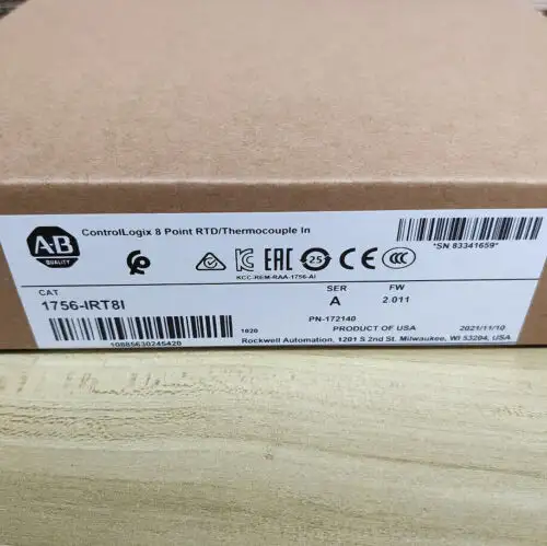 Allen Bradley 1756-Irt8I /A Sealed Rtd Thermocouple Controllogix