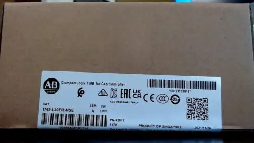 2021 Factory Sealed Surplus Allen Bradley 1769-L30Er-Nse Ab 1769-L30Er-Nse