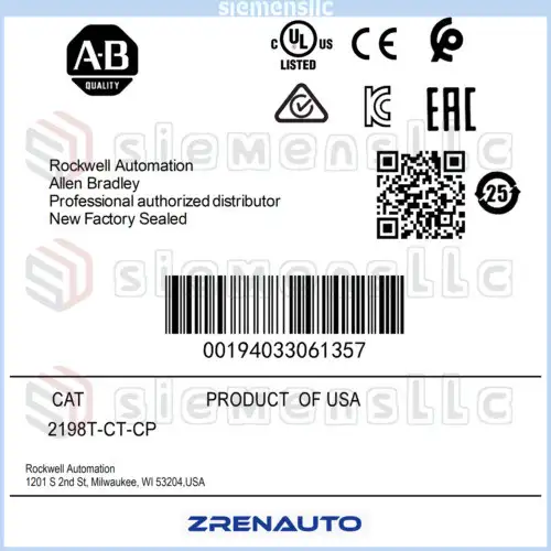 2198T-Ct-Cp Allen Bradley Itrak Control And Power Connector Spot Goods #Pl