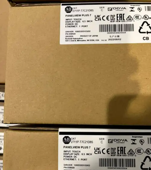 Sealed Allen Bradley 2711P-T7C21D8S Ser C Plus 7 Terminal 2711Pt7C21D8S