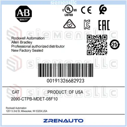 2090-Ctpb-Mdet-08F10 Ab Kinetix Tlp Power Extension Cable Spot Goods #Pl