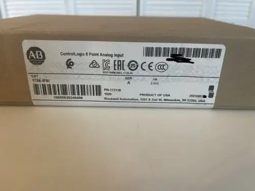Allen Bradley 1756-If8I Factory Sealed Surplus Ab 1756-If8I Analog Input Module