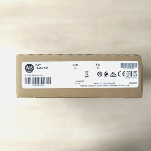 New Factory Sealed Allen Bradley 1747-L553 Ser C Slc500 5/05 Cpu Processor Unit
