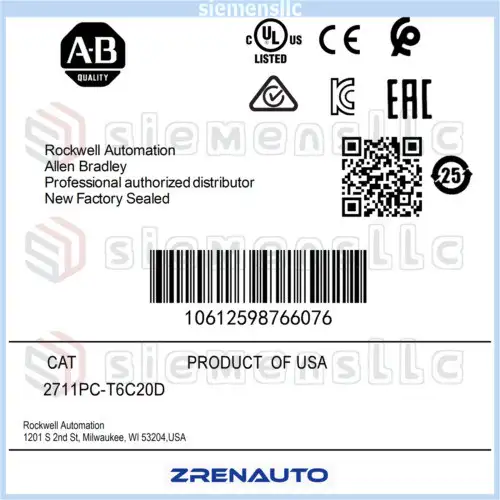 271 -T6C20D Allen Bradley Panelview Plus Terminal Spot Goods #Pl
