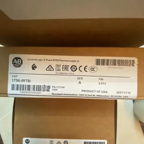 New Allen-Bradley Ab 1756-Irt8I Controllogix 8 Channel Analog Module Surplus