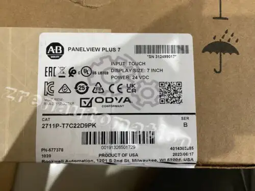 2711P-T7C22D9Pk Ab Allen Bradley Panel View Plus 7 Hmi 2711Pt7C22D9Pk Spot Goods