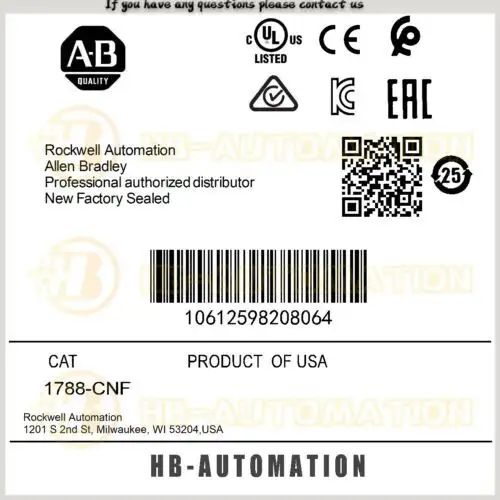 1788-Cnf Allen Bradley Flexlogix Controlnet Module #Zypl