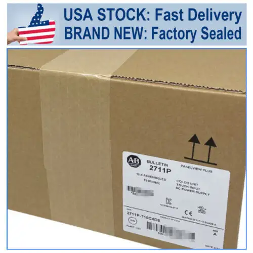 New Sealed Ab Allen-Bradley 2711P-T10C4D8 / A Panelview Plus Assembeled Terminal