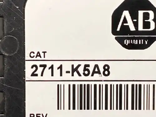 Allen Bradley 2711-K5A8 Ser F D Frn 3.13 Panelview 550 Hmi Keypad Terminal Dh+