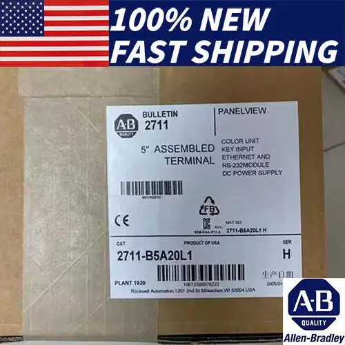 Allen Bradley 2711-B5A20L1 /H Panelview 550 Operator Interface Panel