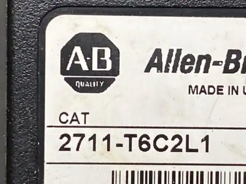 Surplus Allen Bradley 2711-T6C2L1 /B Panelview 600 Color Touch Screen Dh-485