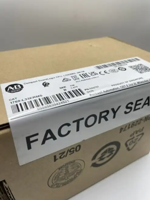 2022 Sealed Allen Bradley 1769-L33Erms /B Guardlogix Ethernet Controller