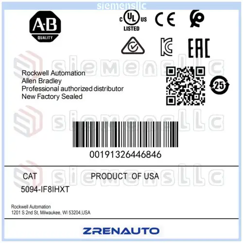 5094-If8Ihxt Ab 5094Xt Analog 8 Input Isolated Hart Spot Goods #Pl