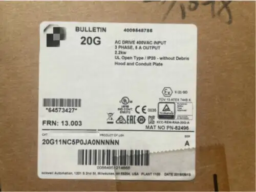 Allen Bradley 20G11Nc5P0Ja0Nnnnn Brand Us