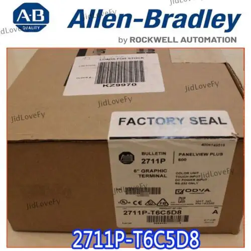 Allen Bradley 2711P-T6C5D8 Touch Screen Brand Seal Stock