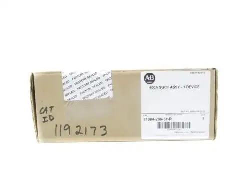 Allen Bradley 81004-286-51-R 400A Sgct Assy - 1 Device Ab 81004-286-51-R