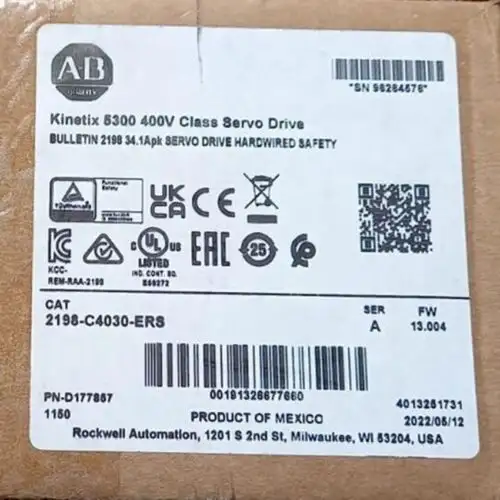 Surplus Allen Bradley 2198-C4030-Ers Kinetix 5300 400V Class Servo Drive