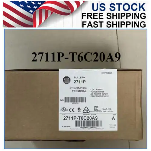 2711P-T6C20A9 Allen Bradley 2711P T6C20A9 Panelview Plus 6 Graphic Terminal