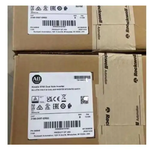 New Factory Sealed Ab 2198-D057-Ers3 / B Kinetix 5700 Dual Axis Inverter Module