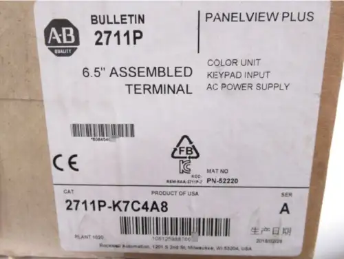New Allen Bradley 2711P-K7C4A8 2711P-Rdk7C 2711P-Rp8A Panelview Plus 700