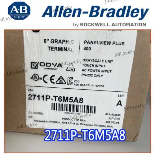 Allen Bradley 2711P-T6M5A8 Touch Screen Brand Seal Stock Panelview Plus 600