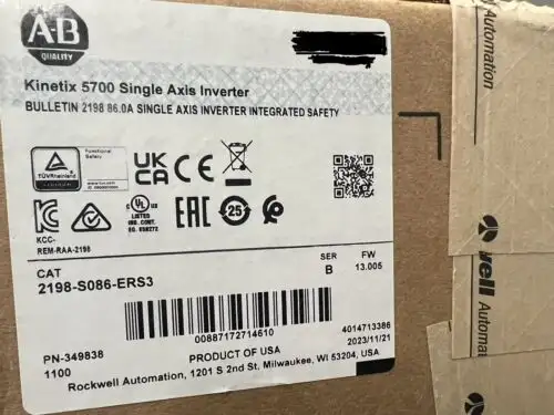 New Allen Bradley 2198-S086-Ers3 Kinetix 5700 Inverter