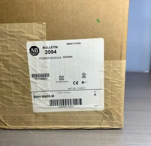 Allen Bradley 2094-Bm05-M /A Kinetix 6200 Axis Module 400/460V 40A Inv. Modular