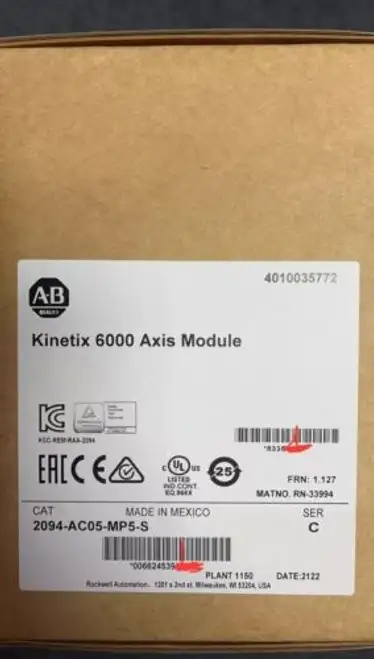 1? Allen-Bradley 2094-Ac05-Mp5-S ?? 2094 Ac05 Mp5 S ????-