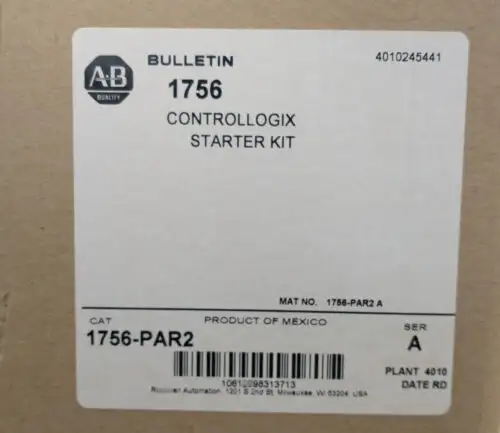 Factory Sealed Allen-Bradley 1756-Par2 / Ser A Controllogix Starter Us