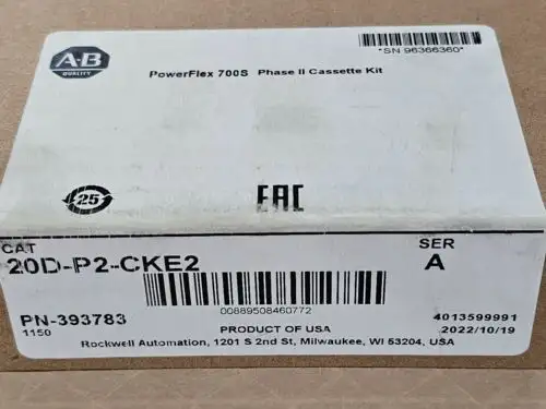 20D-P2-Cke2 Allen Bradley Powerflex 700S Phase Ii Cassette Kit Spot Goods #Cgdm