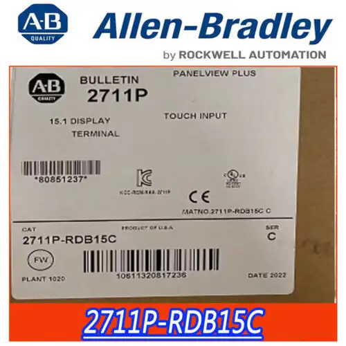 Allen Bradley 2711P-Rdb15C Ser C Touch Screen Seal Stock
