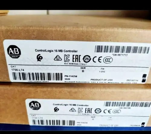Allen-Bradley 1756-L74 Ab 1756-L74 16M Controllers Controllogix 5574 Processor
